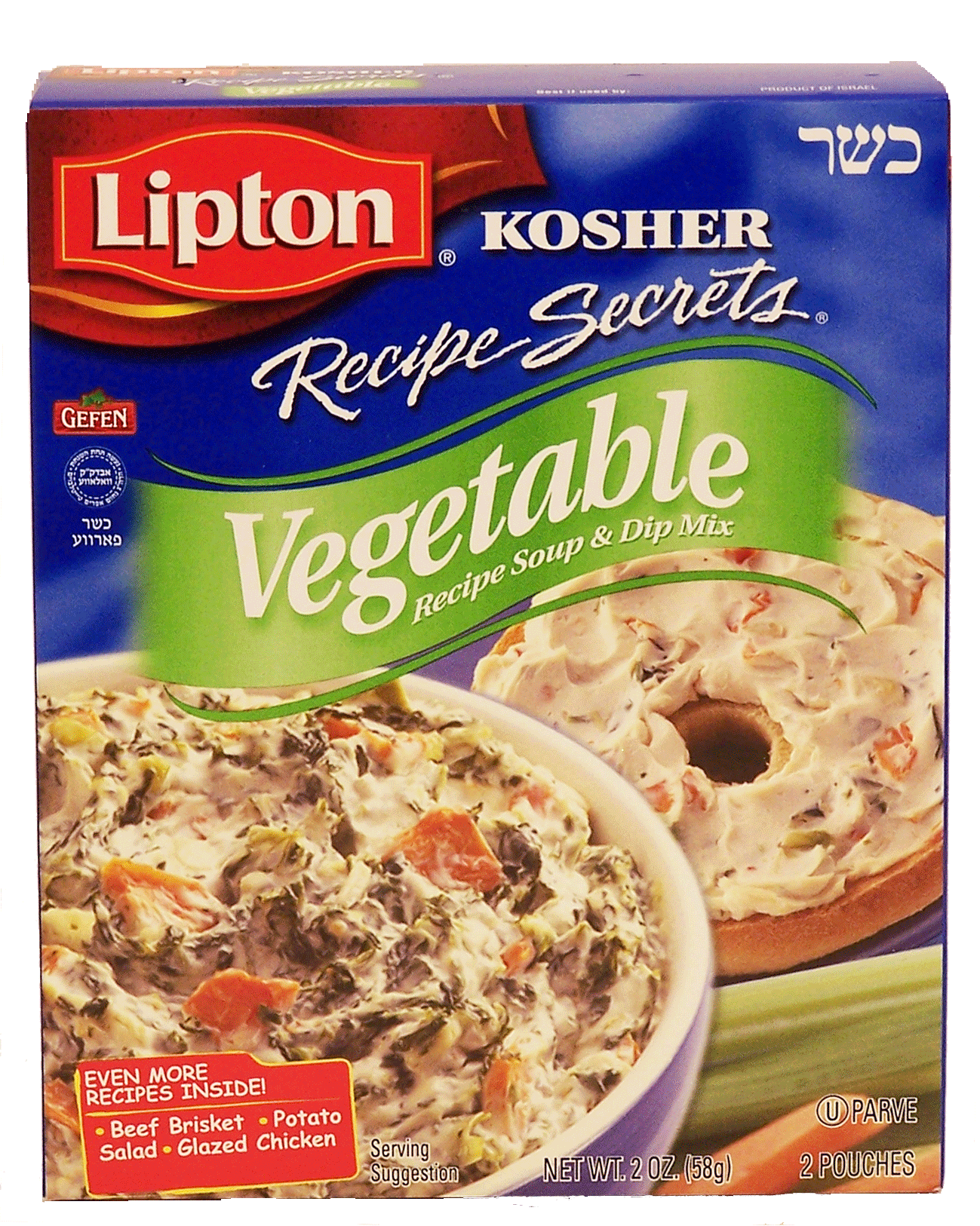 Lipton Recipe Secrets  vegetable recipe soup & dip mix Full-Size Picture